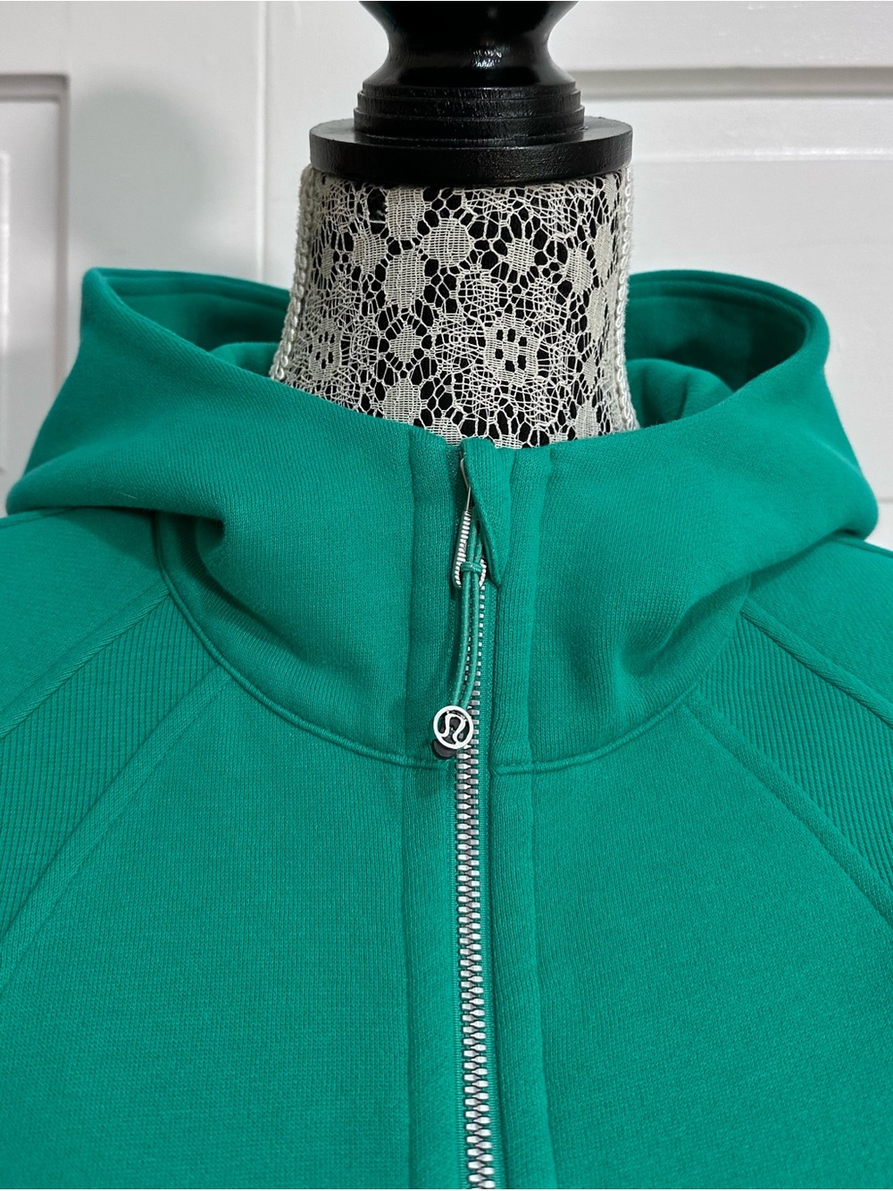 Lululemon Scuba Oversized Half-Zip Hoodie Size XS/S Kelly Green Soft $138 - Picture 2 of 6